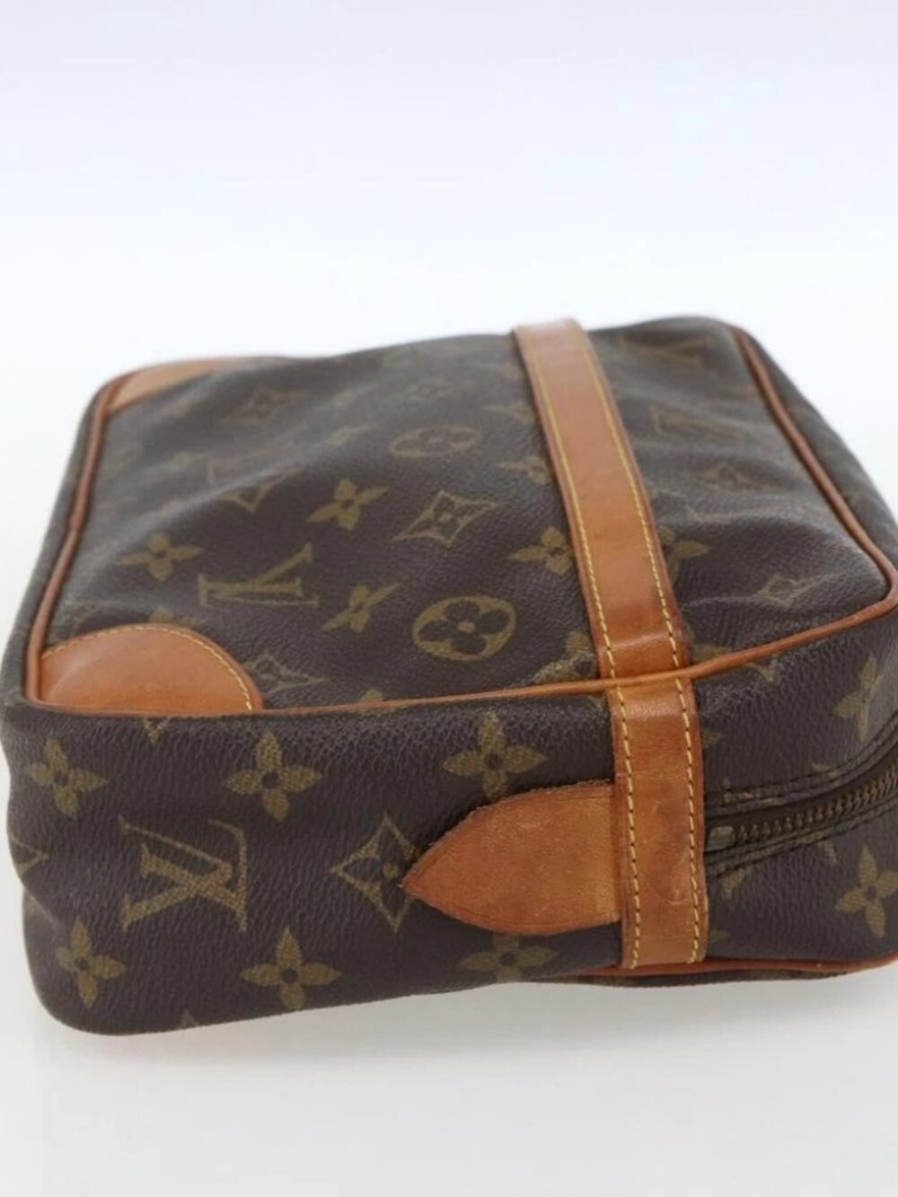 LOUIS VUITTON Monogram Compiegne 28 Clutch Bag M51845 LV Auth - Picture 3 of 15
